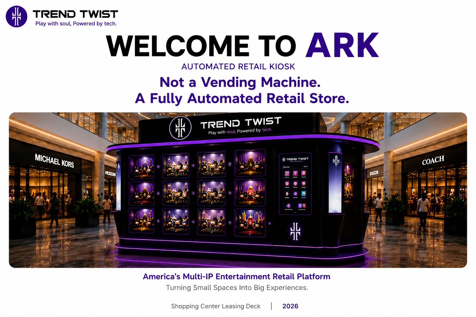 TREND TWIST ARK automated retail kiosk